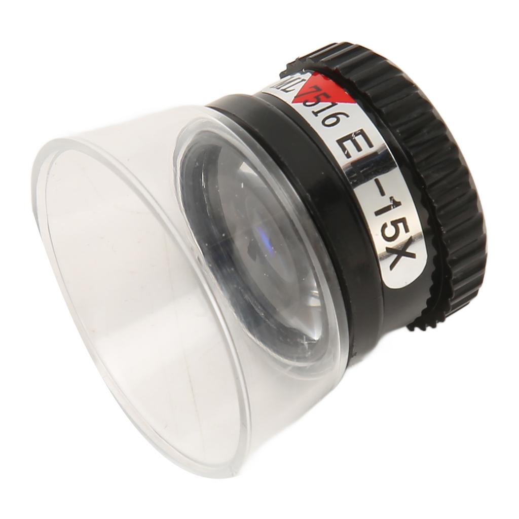 Cylindrical Magnifying Glass 15X Magnification Compact Light Cylindrical Magnifier for Reading Jewelry Watchmaker