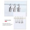 20Pcs Stainless Steel Hooks Clips Rustproof Weather-Resistant Multi-purpose Curtain String Light Hangers S Hooks