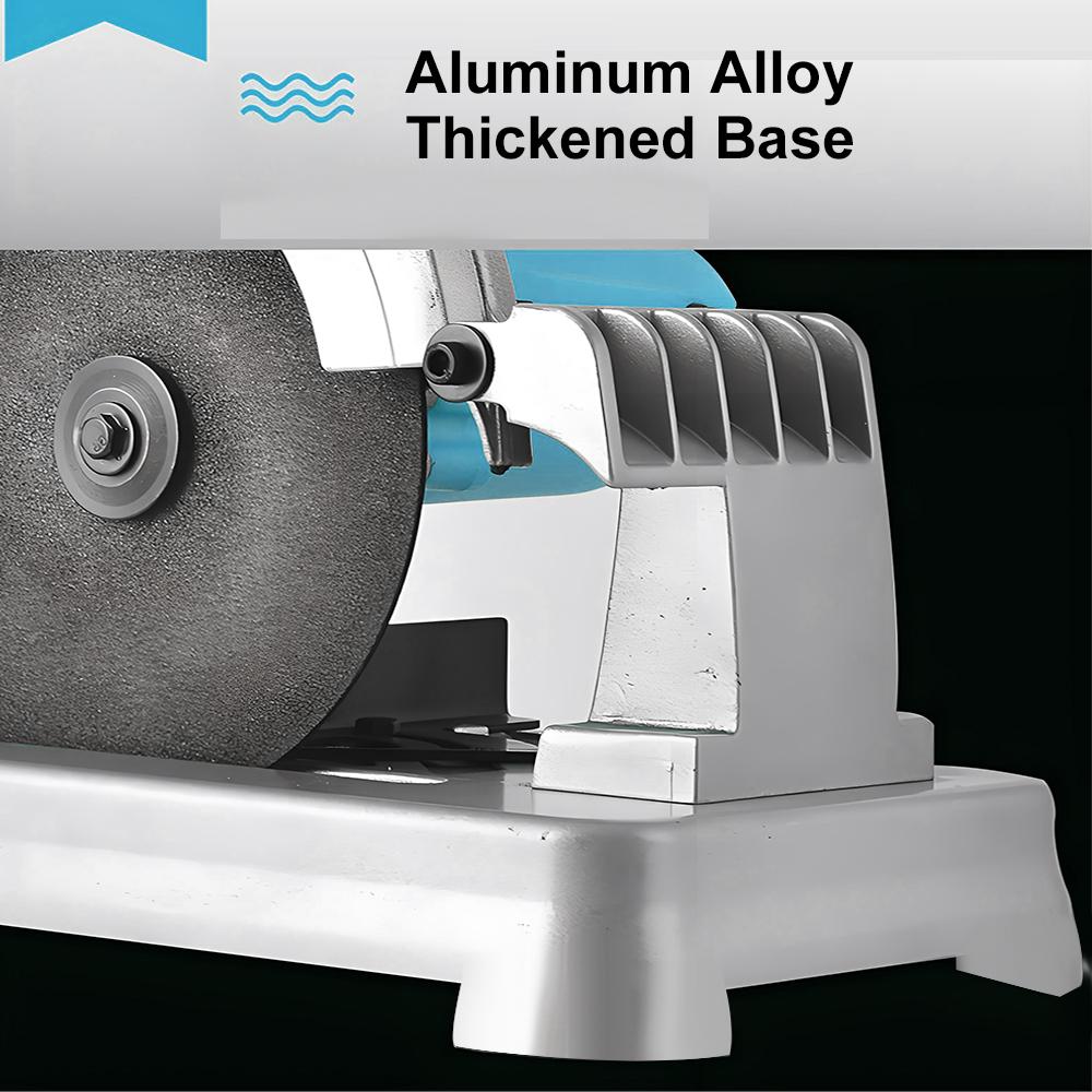 Mini Profile Cutting Machine 0-45 Degrees Table Cutter Multi-Function Desktop Cutting Machine for Cutting Metal Wood Plastic