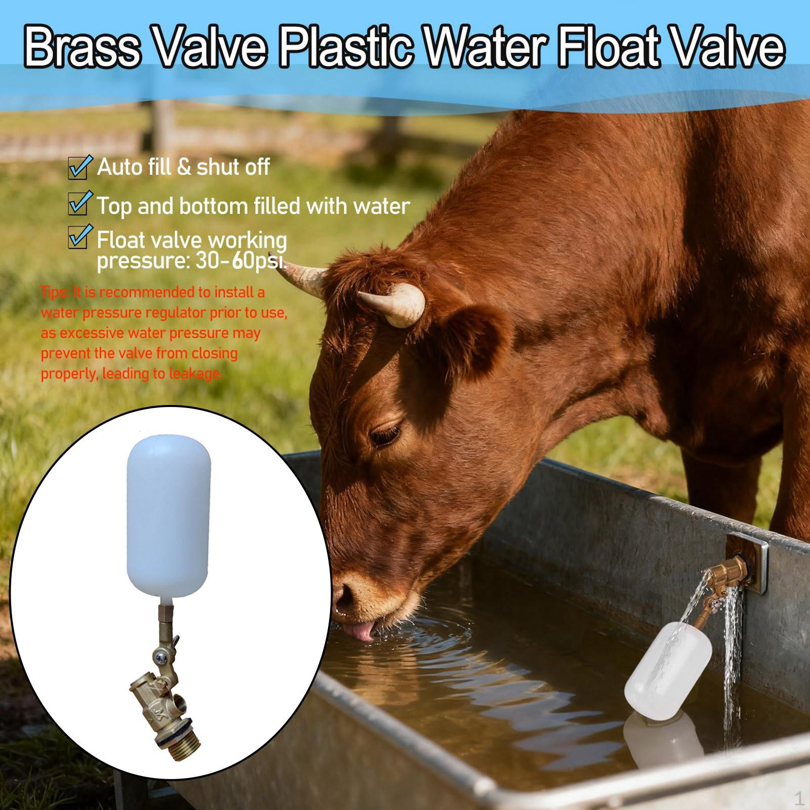 

1/2 inch Float Valve Accessories Leakproof High Performance Water Tank for Pool Bucket Copper
