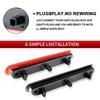 1PC Red LED 12V Car 3rd Brake Light Rear Tail Center High Mount Stop Lamp For PEUGEOT BOXER/CITROEN RELAY/FIAT DUCATO 2007-2026
