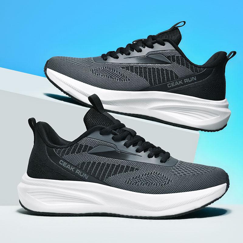Moda Trendi Erkek Günlük Ayakkabılar Dış Mekan Antrenör Koşu Ayakkabıları Erkekler İçin Spor Ayakkabılar Nefes Alabilen Yürüyüş Ayakkabıları