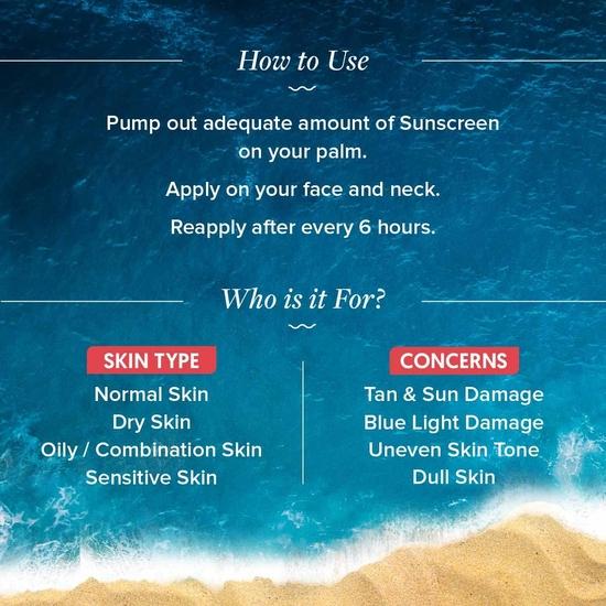 Aqualogica Detan+ Dewy Sunscreen with Cherry Tomato & Hyaluronic Acid with SPF 50 & PA++++ for Men & Women | Pack of 2