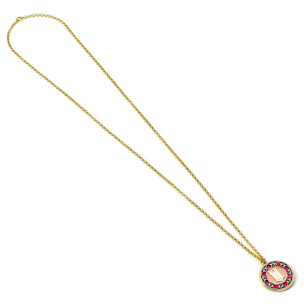 Wicked 'W' Logo with Crystal Border Necklace