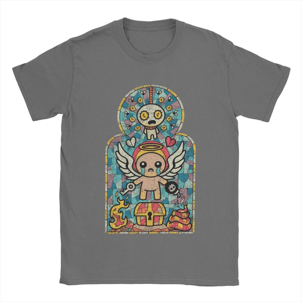 Men's The Binding Of Isaac Afterbirth T Shirt 100% Cotton Tops Vintage Short Sleeve O Neck Tees Summer T-Shirts