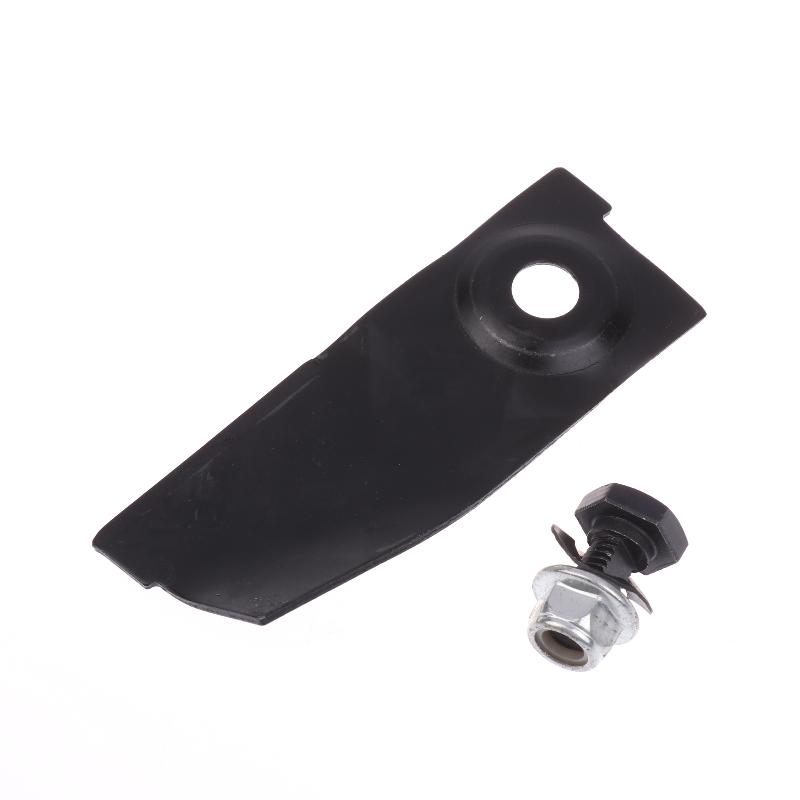 2Pcs Hardened Lawn Mower Blades Bolts 125X45Mm Kit For Masport 200 300 400 500 575 600 Grass Trimmer Garden Tool Parts