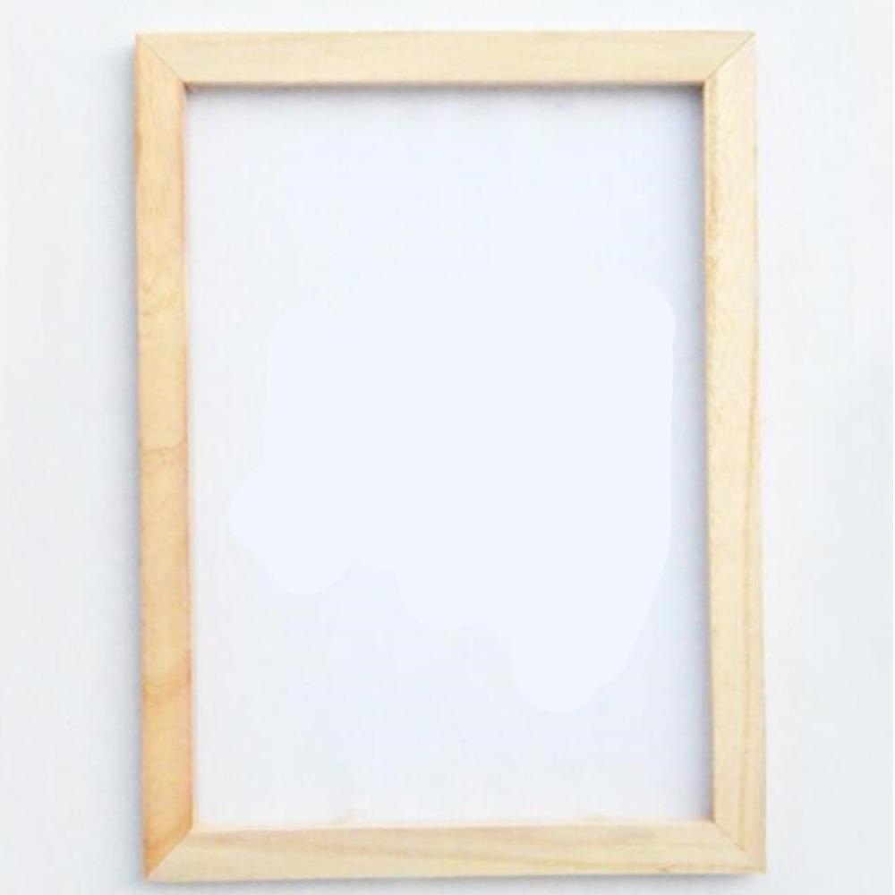 Fresh 4 Pack Wooden Paper Making Mould Frame, Screen Printing Frame For DIY Paper Craft And Dried Flower Handcraft, 2 Size