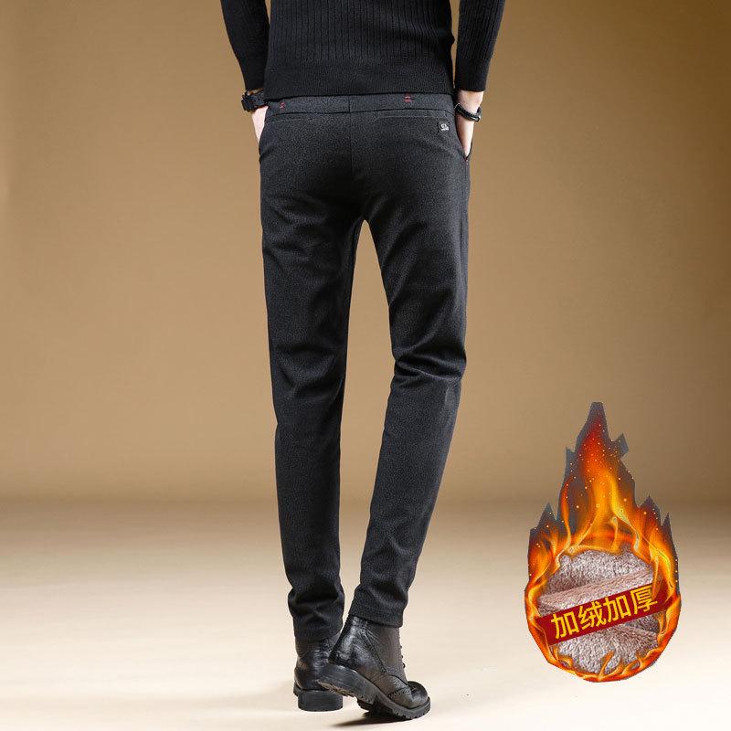 Men's Slim Fit Business Casual Pants - Soft, Elastic, Anti-Pilling, Breathable, Straight-Leg for Spring & Autumn