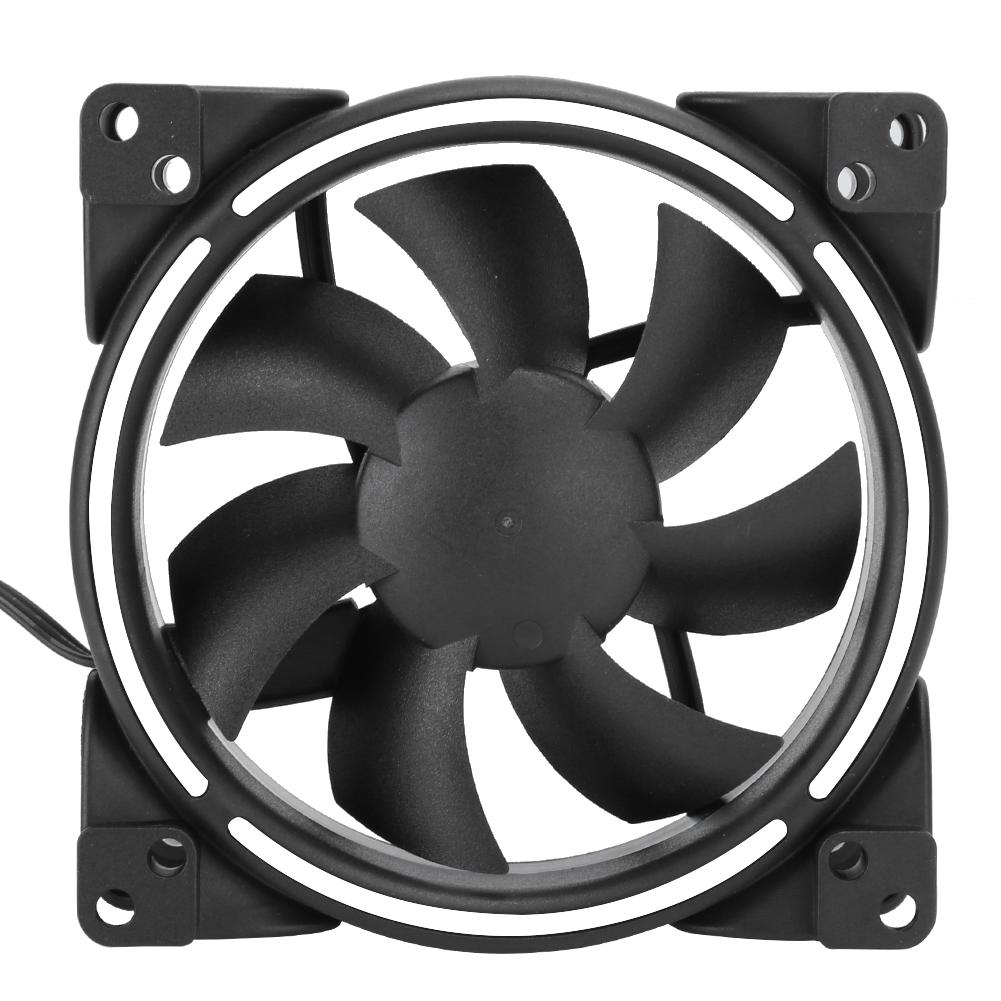 12V 24CFM LED Cooling Fan 1500RPM Silent CPU Cooler Computer Chassis Radiator