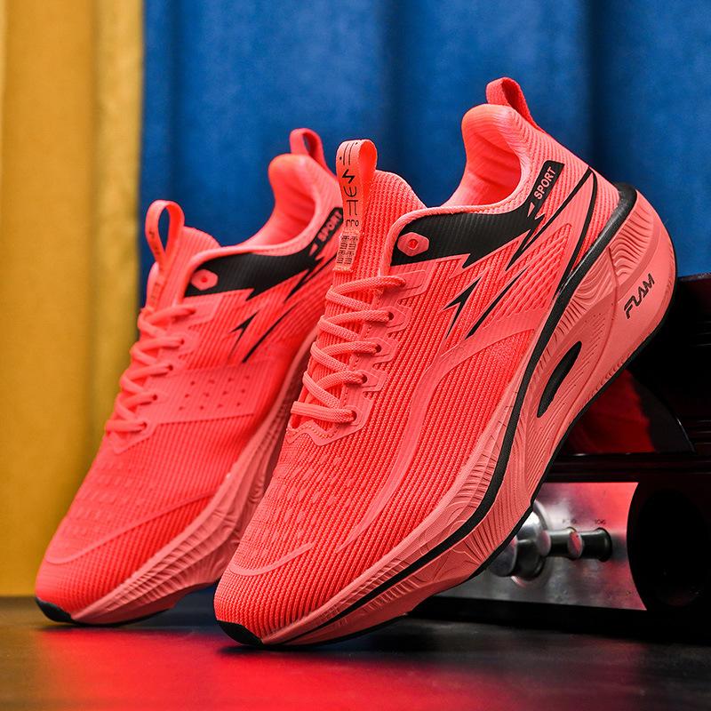New running shoes marathon ultra-light shock absorption professional sports shoes training skipping rope shoes for men and women couples one 2025