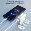 67W Fast Wall Charger Compatible with Xiaomi Redmi Note 14/13 Pro, Note 13 5G, Note 13 4G, Redmi 13C Redmi 14C