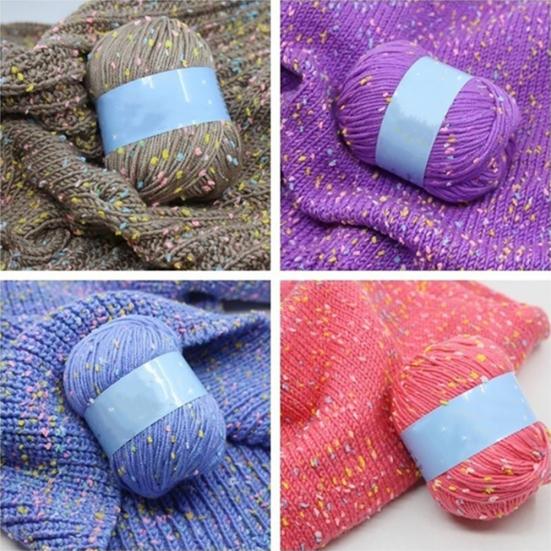50g Punti Maglia Cucito Filo Sciarpa Maglione Cappello Uncinetto Artigianato Fai da Te Filato di Lana