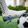 New Men Kids Soccer Shoes Cleats Football Boots Sports Long Studs Shoes for Training Competition