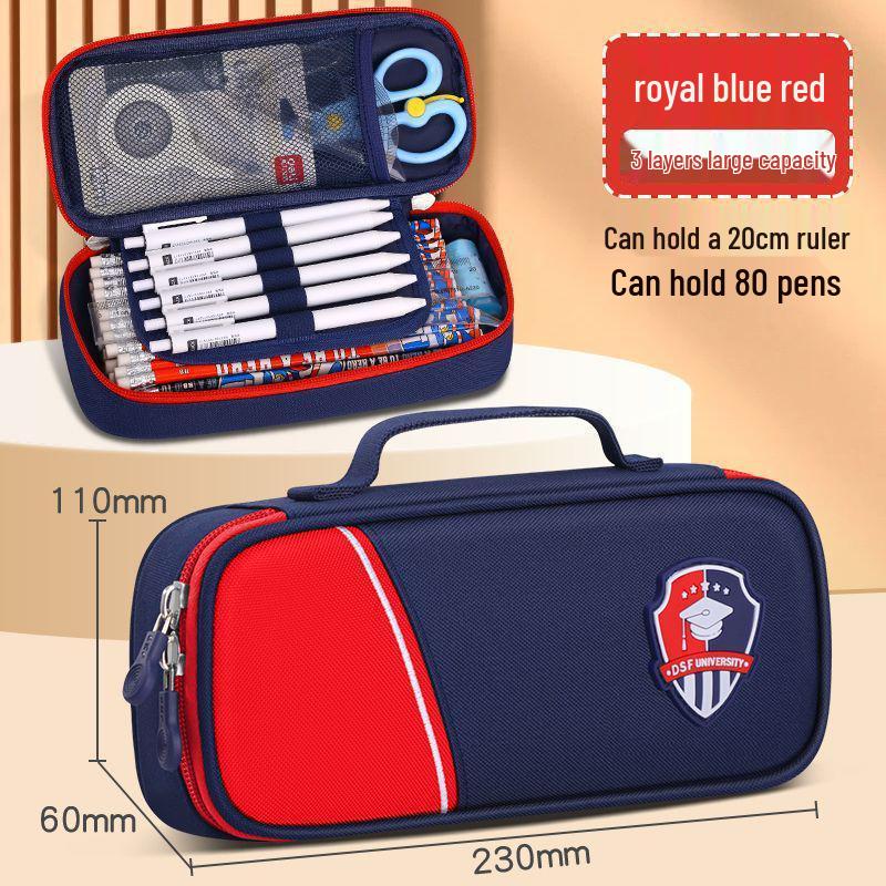 Korean-Style Large Capacity Pencil Case for Students - New Simple Design