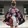 New Digital Printed Japanese Harajuku Kimono Robe Poncho Pajama Cardigan