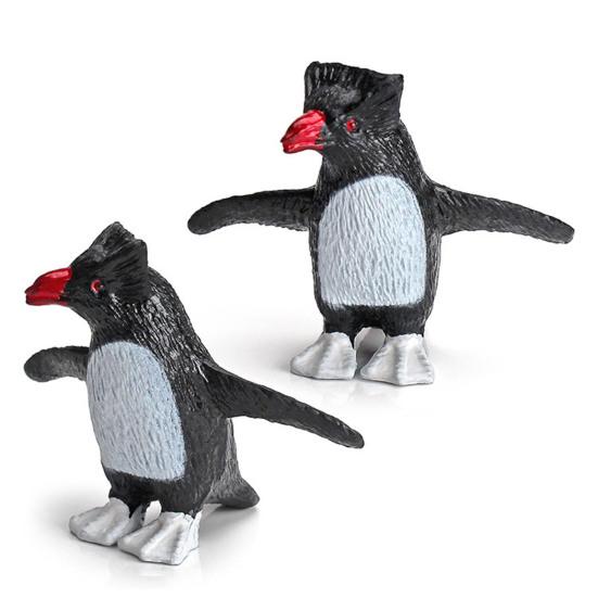 11Pcs/Set Animal Model Realistic Cognitive Education PVC Great Penguin Simulation Animal Model Birthday Gift