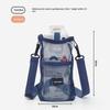 1Pcs Adjustable Strap Mesh Water Bottle Bag With Anti-Drop Design – Portable Cup Holder For Kids & Adults Outdoor Adventures