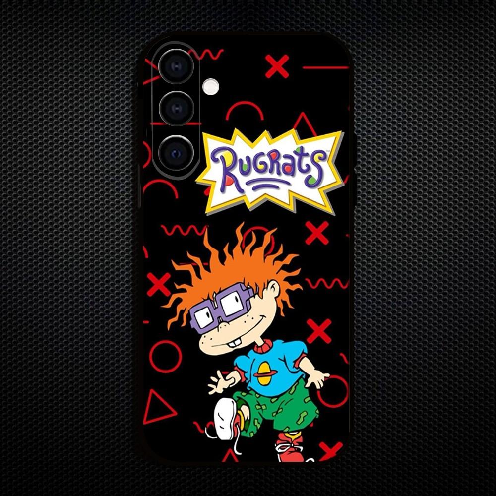 Cartoon R-Rugrat F Phone Case For Samsung Galaxy A73/A72/A71/A70/A53/A52/A51/Others Soft Black Shell Samsung a73 5g