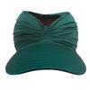 Sun Pleated Visor Hat  Empty Top Baseball Sun Cap Ladies Sun Hats with UV Protection Beach Sun Hats for Women