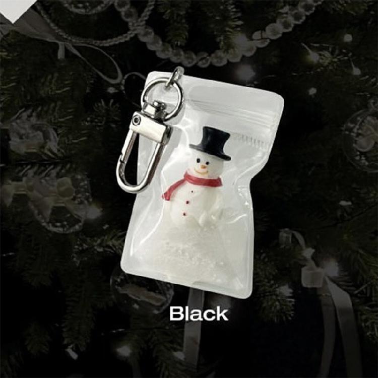 Practical Festival Snowman Key Holder Hanging Ornament for Holiday Gifting Christmas Presents Winter Accessory Decors