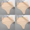 FINETOO 4PCS Intimates Lingerie Shapewear Panties Bodyshaper High Waist Seamless Thong Women Panties Underwear Anti-bacteria Female