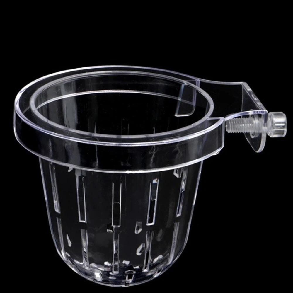 Wall Mounted Fish Tank Grass Cup Round Hydroponic Support  Hydroponic Gardening Round