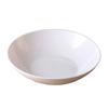 Ceramic Plate Creative Pure White Bone China Tableware, Chinese Household Soup Plate Restaurant Plates