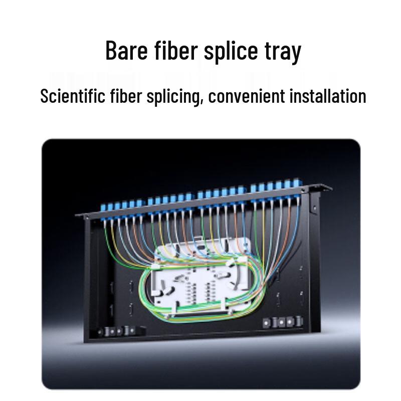 Ugreen 12-Port 24-Core LC Single-Mode Fiber Optic Terminal Box