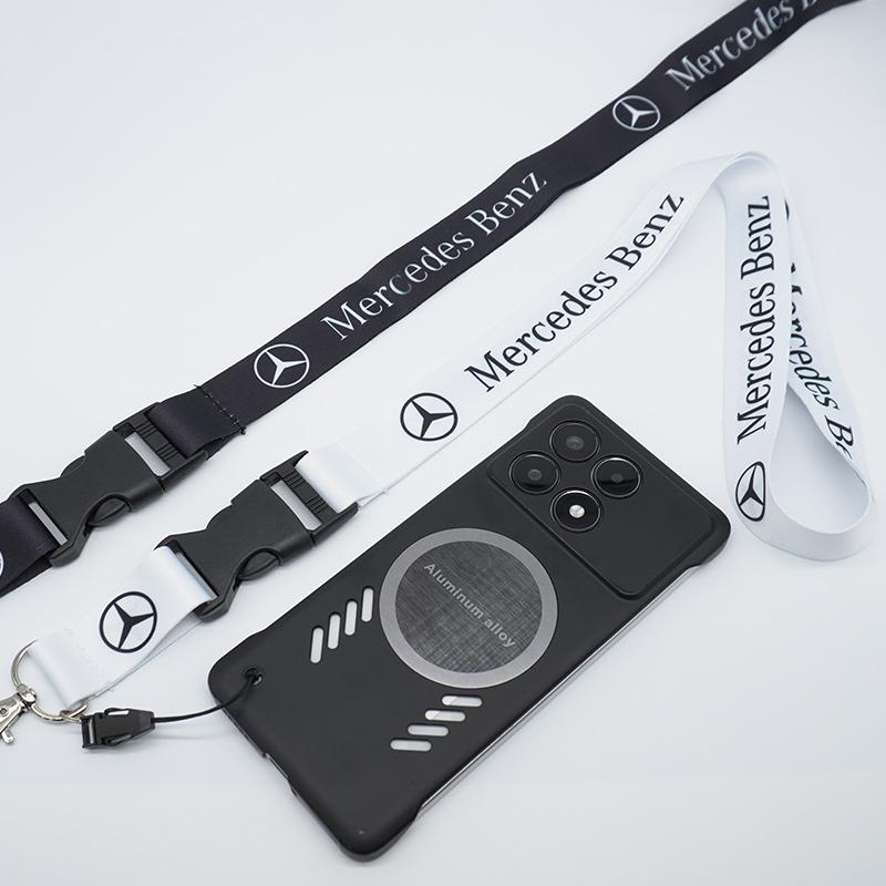 JVC4   Card Lanyard Keychain Motorcycle Car Keyring Neck Wear Chain For Mercedes Benz AMG W177 W176 X166 X167 C257 C218 X253 C118 C117