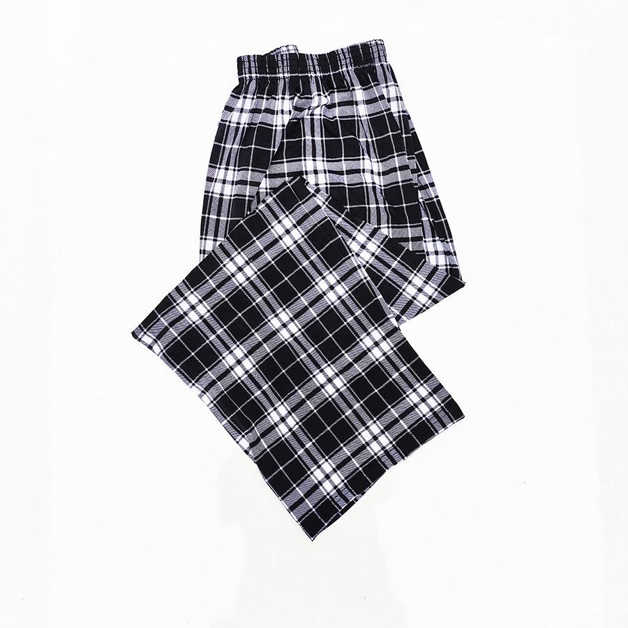 Atmungsaktive Blumendruck-Neunpunkt-Hose in Übergröße für Frauen mittleren Alters und ältere Frauen - Sommer-Eisseide, Lockeres gerades Bein Design