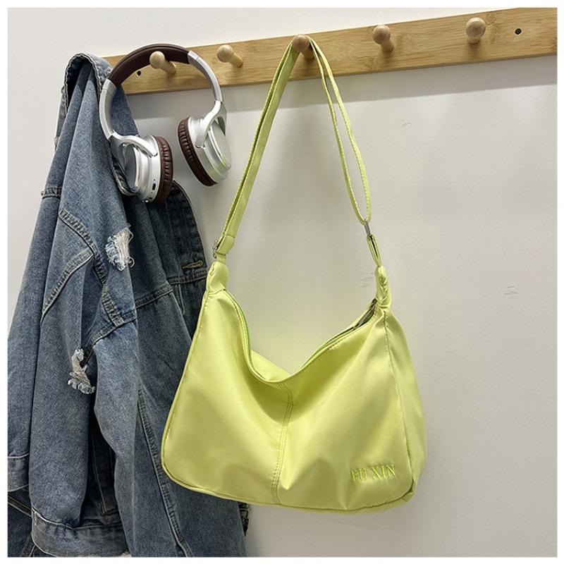 

New Summer Minimalist Fashion Shoulder Bag Lightweight Large Capacity Commuter Crossbody Tote светло-зеленый