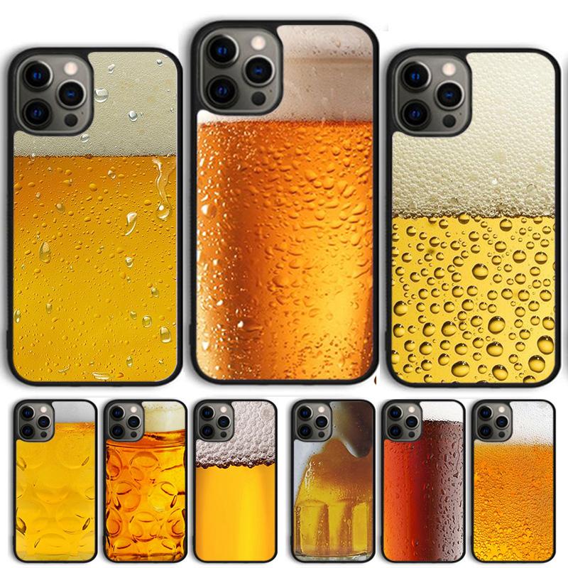 A Glass of Alcohol Beer Phone Case Cover For iPhone 17 Air 15 16 14 13 12 Pro Max 11 Pro Max Plus Coque Shell