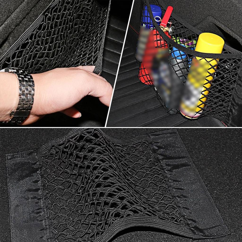 Universal Mesh Cargo Net Car Storage Net Wall Sticker Organizer Pouch Bag Storage Mesh Net for Car Trunk Storage