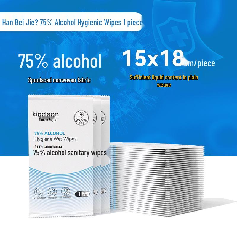 75% Alcohol Wipes - Large Pack Student Hygiene & Disinfection Wipes