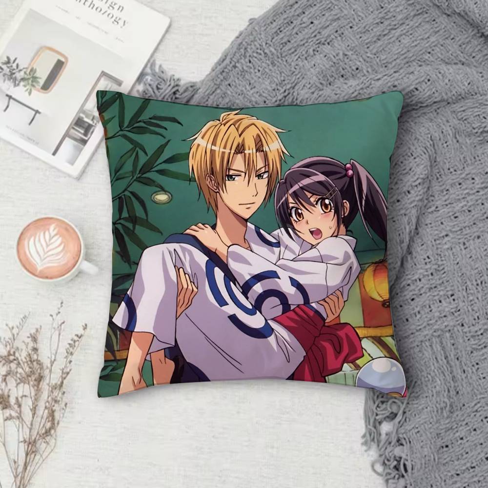 

MMaid sama Doublesided Printed Square Decorative Cushion Cover for Sofa Living Room Home Decor 30x30 cm