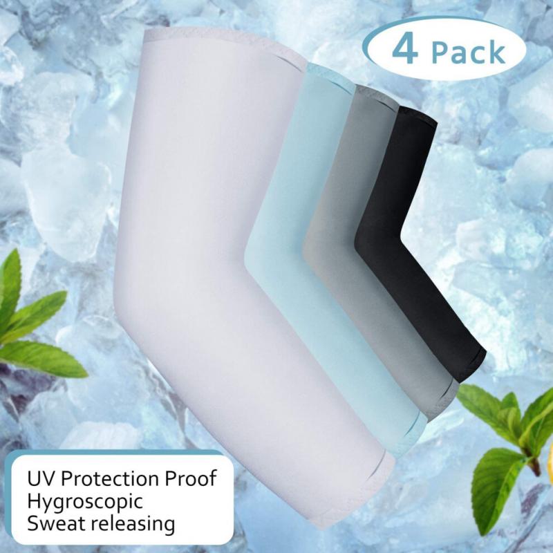 Pár chladivých návleků na paže pro dámy v létě, ochrana proti slunci, UV ochrana s otvorem pro prsty na golf, řízení auta, jízdu na koni, rybaření