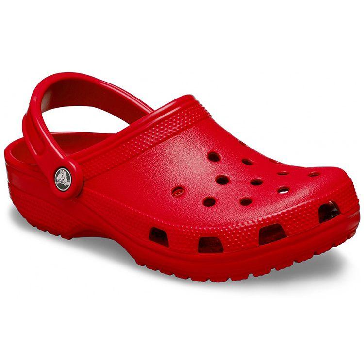 Crocs Classic Clog Casual Comfortable Clogs Unisex Footwear Chili-Red 10001-6EN
