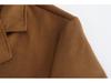 British Style Men's Wool Trench Coat, Autumn/Winter Long Coat