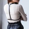 Punk Leather Wide Waist Belt for Women Fashion Body Bondage Sexy Chest Harness Belt Adjustable Bra Suspender Straps Stockings
