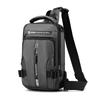 Chest Bag Large Shoulder Strap Capacity Splash-resistant Adjustable Zipper Closure Lightweight Waterproof Men Travel Daily AVE