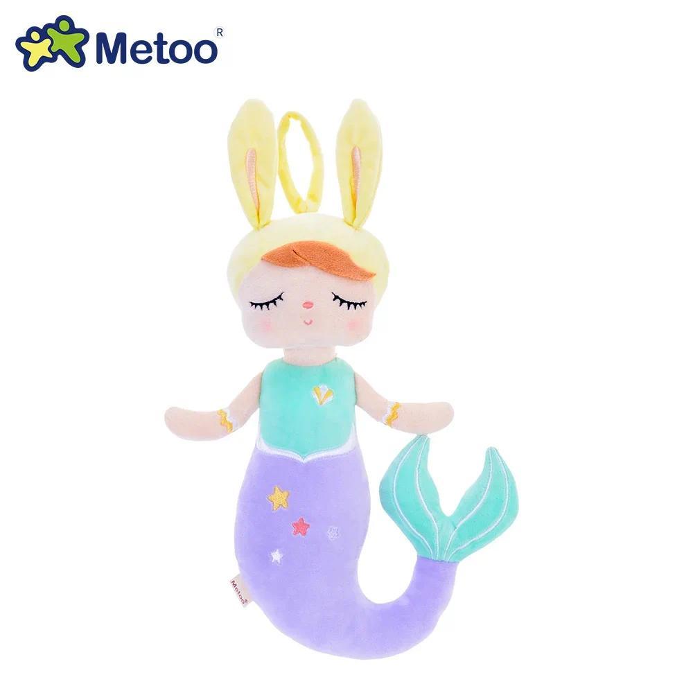 Non-Toxic Metoo Angela Mermaid Rabbit Plush Stuffed Doll Kids Birthday Toy Christmas Gifties For Children Personalized Toys