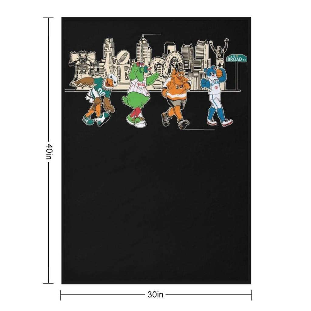 Philly Sports Magnet Throw Blanket anime Bed For Sofa Thin Large Blankets