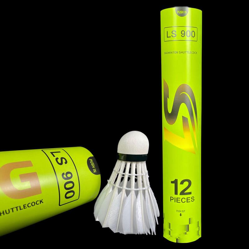 Lingshang LS900 Goose Feather Badminton Shuttlecocks (12-Pack)