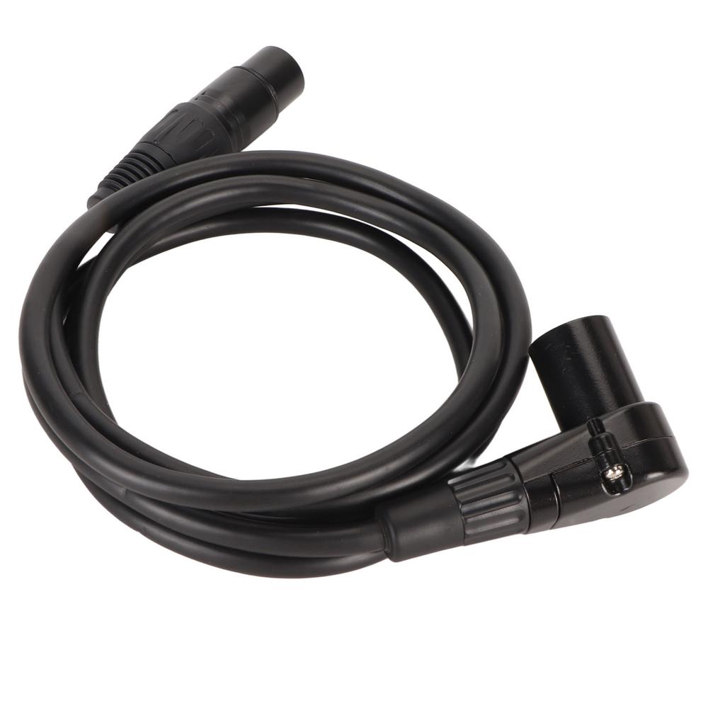 XLR Winkelstecker männlich auf weiblich Mikrofonkabel 3-polig versilbert OFC-Leiter XLR Mikrofon