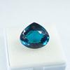 Lab-Created Teal Sapphire Loose Gemstone Pear Cut 42.95 Ct September Birthstone for Gem Collections
