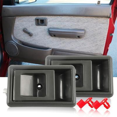 Inner Left Right Gray Door Handle for Toyota Tacoma 4runner Pickup 1987-2000