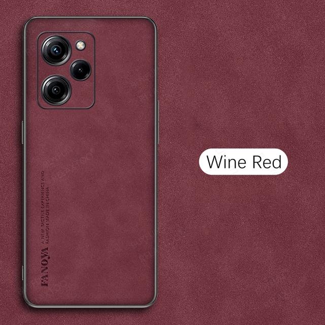 Sheepskin PU Leather Phone Case For Poco X5 Pro 5G Silicone Shockproof Bumper Back Cover for Xiaomi POCO X5Pro