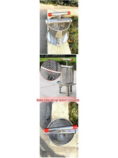 Stainless Steel Manual Honey Extractor & Juicer