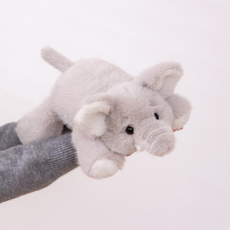 30/47cm Cute Elephant Plush Toy Very Soft Pink Grey Elephant Plushies Cuddly Doll Gifts Girl Kids