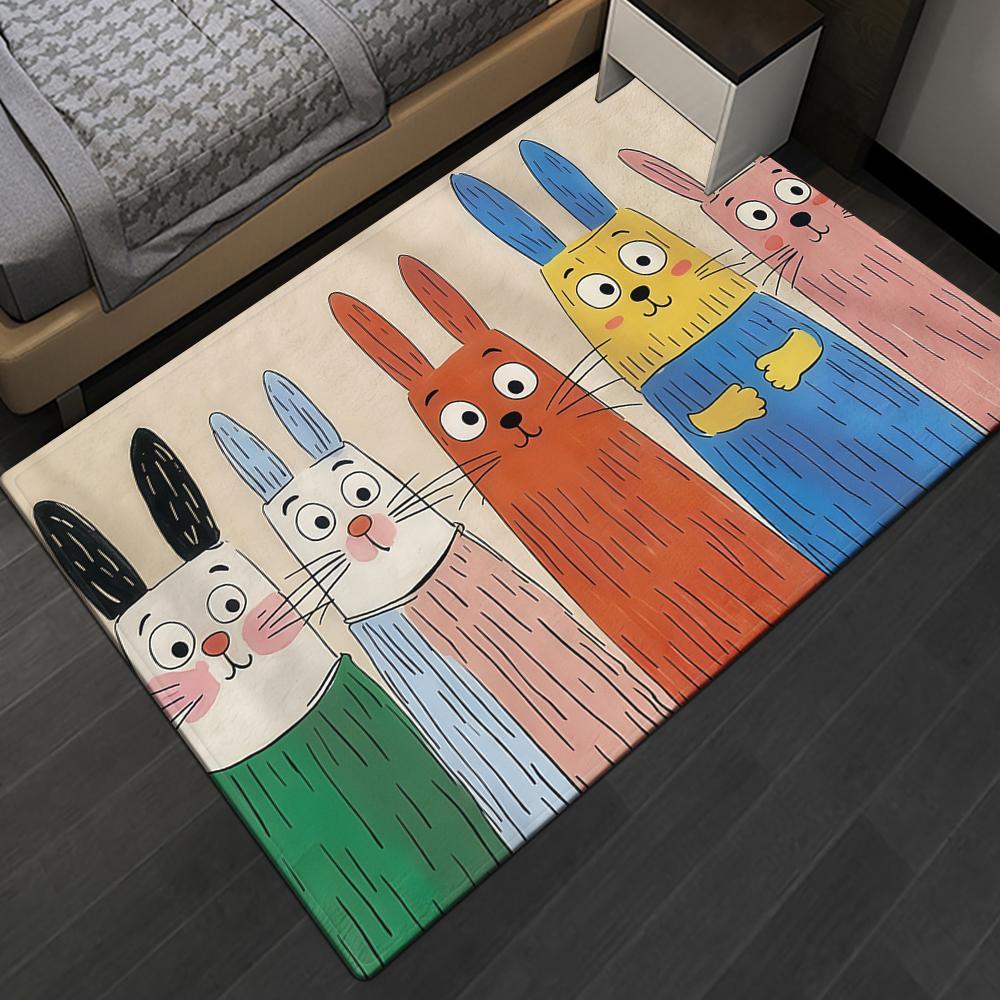 Cartoon Carpet Anime Rug Living Room Bedroom Large Carpet Bathroom Floor Mat Kitchen Door Mat Children's Room Home Decoration